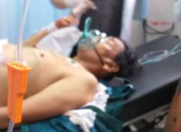 Foto Menkopolhukam Wiranto dirawat yang beredar di media sosial/Istimewa