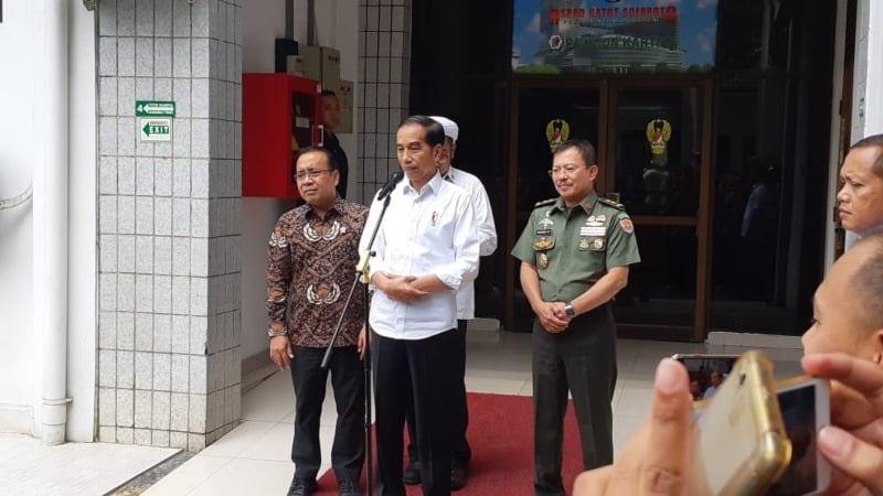 Presiden Jokowi Sebut Wiranto Kangen Ratas