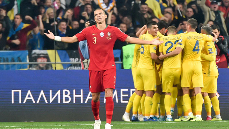  Gasak Portugal dengan Ronaldo, Ukraina Tim Ke-5 Lolos ke Euro 2020
