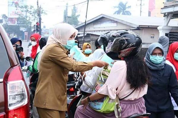  Kabut Asap: Pemkot Palembang Imbau Warga Kenakan Masker
