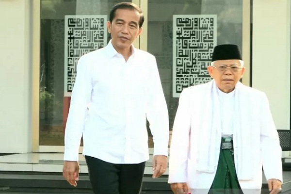 Presiden terpilih Joko Widodo dan Wakil Presiden terpilih Ma'ruf Amin./Antara