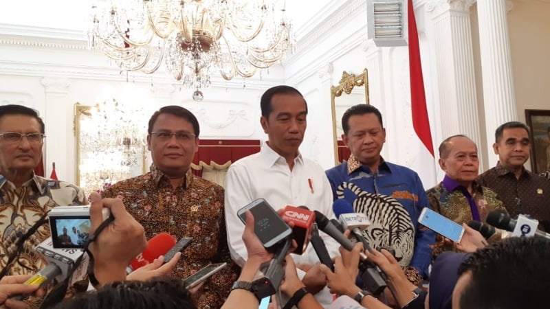  Bahas Agenda Pelantikan Presiden, Jokowi Terima Kunjungan Pimpinan MPR