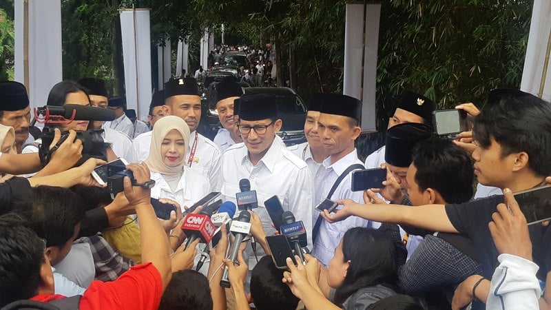  Sandi Ungkap Alasan Kembali ke Gerindra