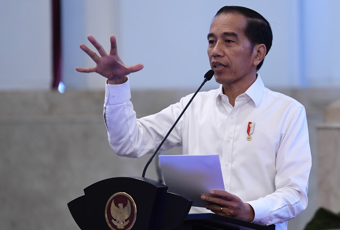 Tutup Pidato dengan Bahasa Bugis, Presiden Jokowi : Kita Bersama Menuju Indonesia Maju
