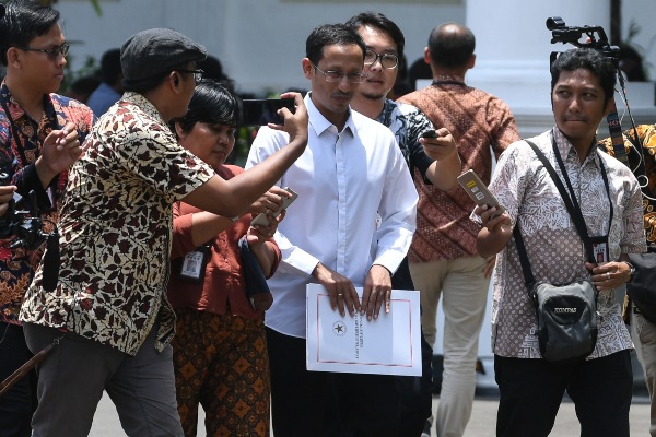  Komunitas Pengemudi Ojek Online Dukung Nadiem Makarim Jadi Menteri