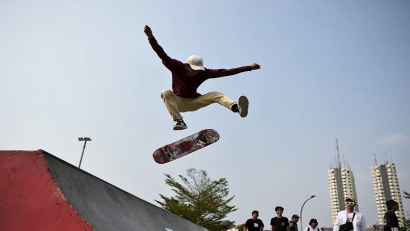  Pemprov DKI Sulap Kolong Simpang Pasar Rebo Jadi Skatepark Bertaraf Internasional