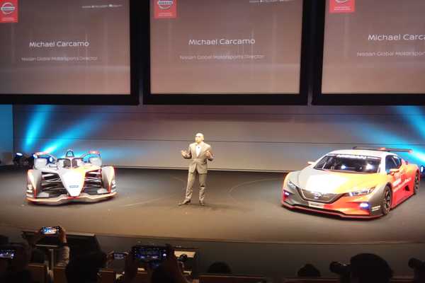  LAPORAN DARI JEPANG: Hadapi Musim Ke-6, Nissan Luncurkan Tampilan Baru Mobil Formula E