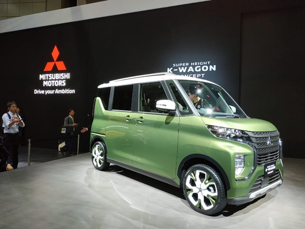 Mobil konsep Super Height K-Wagon yang diproduksi Mitsubishi Motors Corporation yang diluncurkan di ajang Tokyo Motor Show 2019, Rabu (23/10/2019). BISNIS/Inria Zulfikar