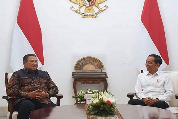 Presiden Joko Widodo bertemu dengan Susilo Bambang Yudhoyono, Presiden RI ke-6./Instagram @jokowi