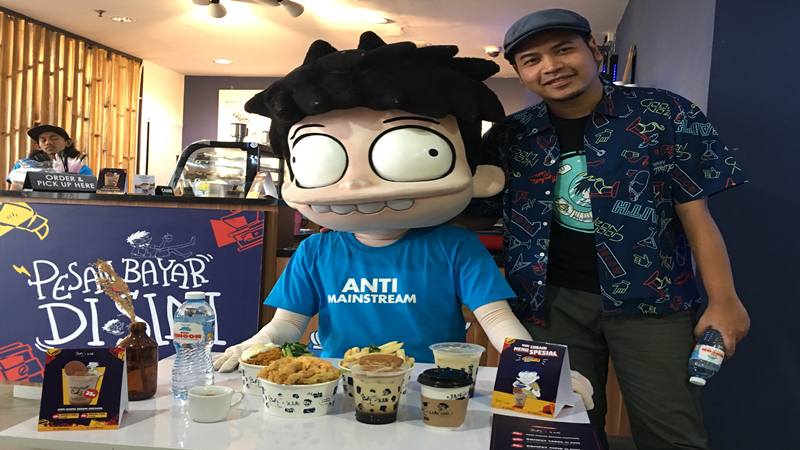  Si Juki Buka Kedai Kopi ala Anak Kos Bersama Cofi