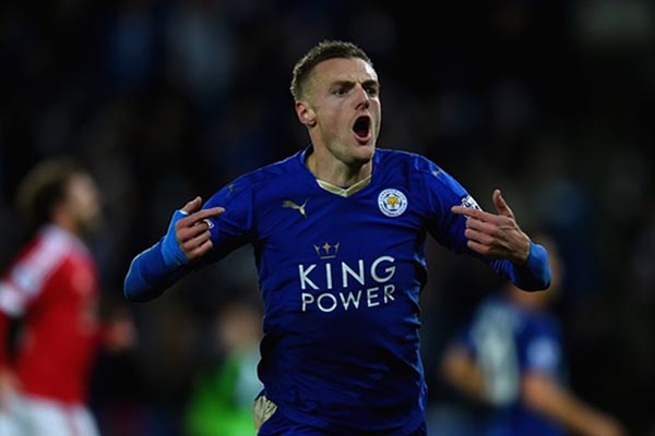 Striker Leicester City Jamie Vardy/The Guardian
