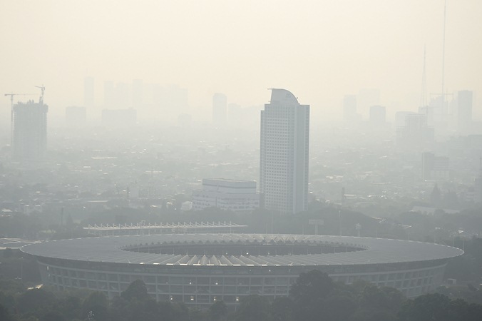  Kualitas Udara Jakarta Sabtu Siang 26 Oktober, Masih Tidak Sehat