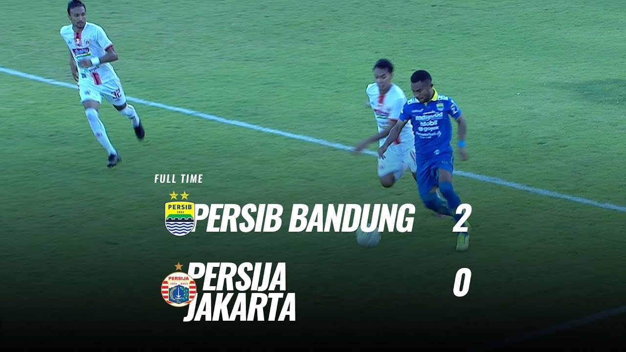  Persib Hajar Persija 2-0 di Duel Klasik. Ini Videonya