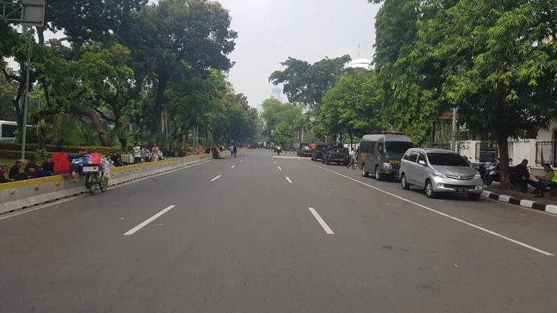  Jalan Medan Merdeka Barat Kembali Ditutup