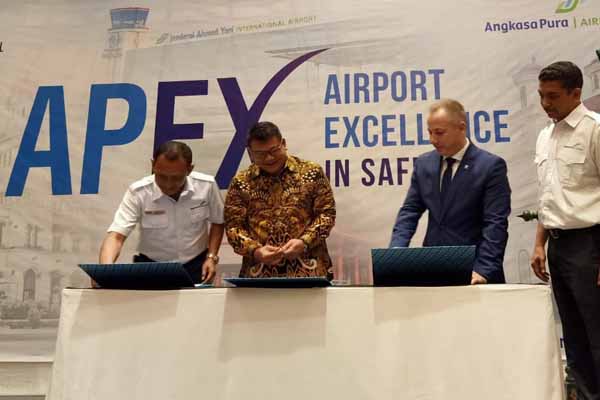  AP I Gandeng ACI Evaluasi Tingkat Keselamatan Bandara Ahmad Yani