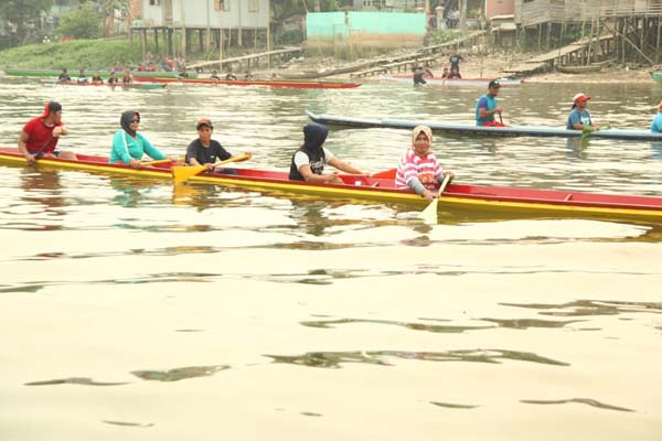  Palembang Kembangkan Lomba Bidar Mini untuk Daya Tarik Wisata