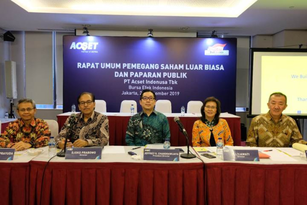  Acset Indonusa (ACST) Berbalik Rugi Rp752,31 Miliar per Kuartal III/2019