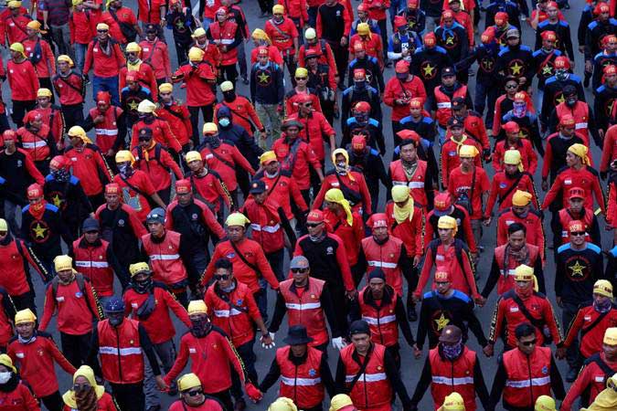  Serikat Buruh Siap Gelar Aksi Tolak Penetapan Nilai UMP 2020 DKI Jakarta