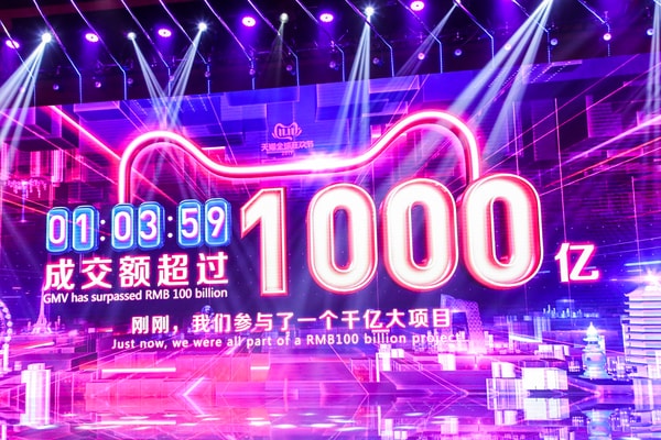  Dalam 2 Jam, Festival Belanja Alibaba 11.11 Raup Transaksi US$18,32 Miliar 