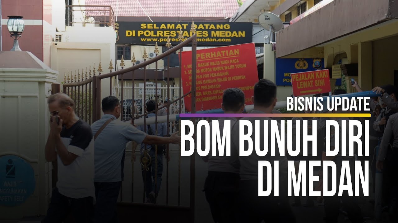  Detik-detik Bom Bunuh Diri di Polrestabes Medan