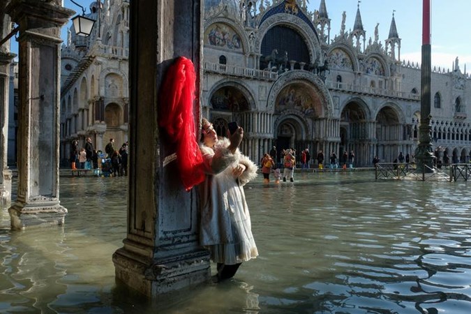  Venesia Alami Banjir Terbesar Sejak 50 Tahun Terakhir, Ini Foto-fotonya