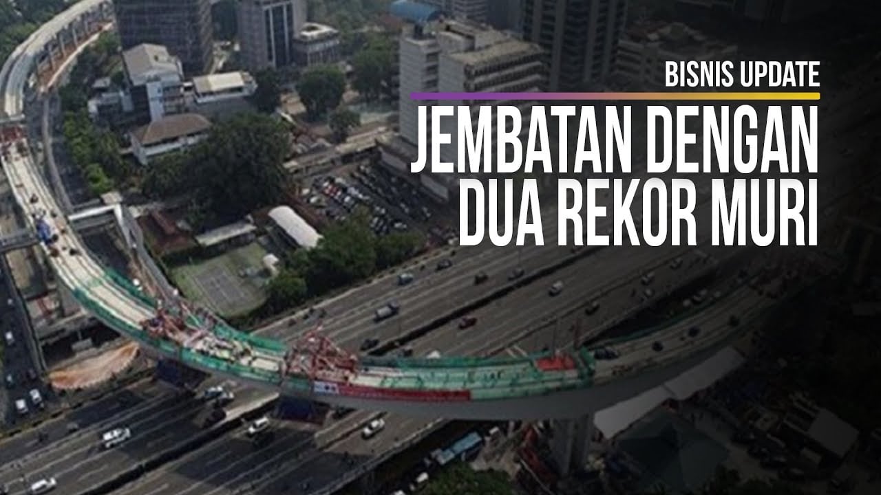  Intip Jembatan Lengkung Terpanjang untuk LRT Jabodebek