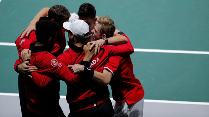  Bikin Sejarah, Kanada Taklukkan Amerika Serikat di Piala Davis