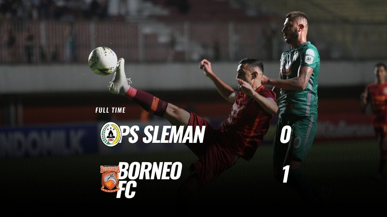  Borneo FC Tekuk PSS Sleman 1-0, Melejit ke Posisi 2. Ini Videonya