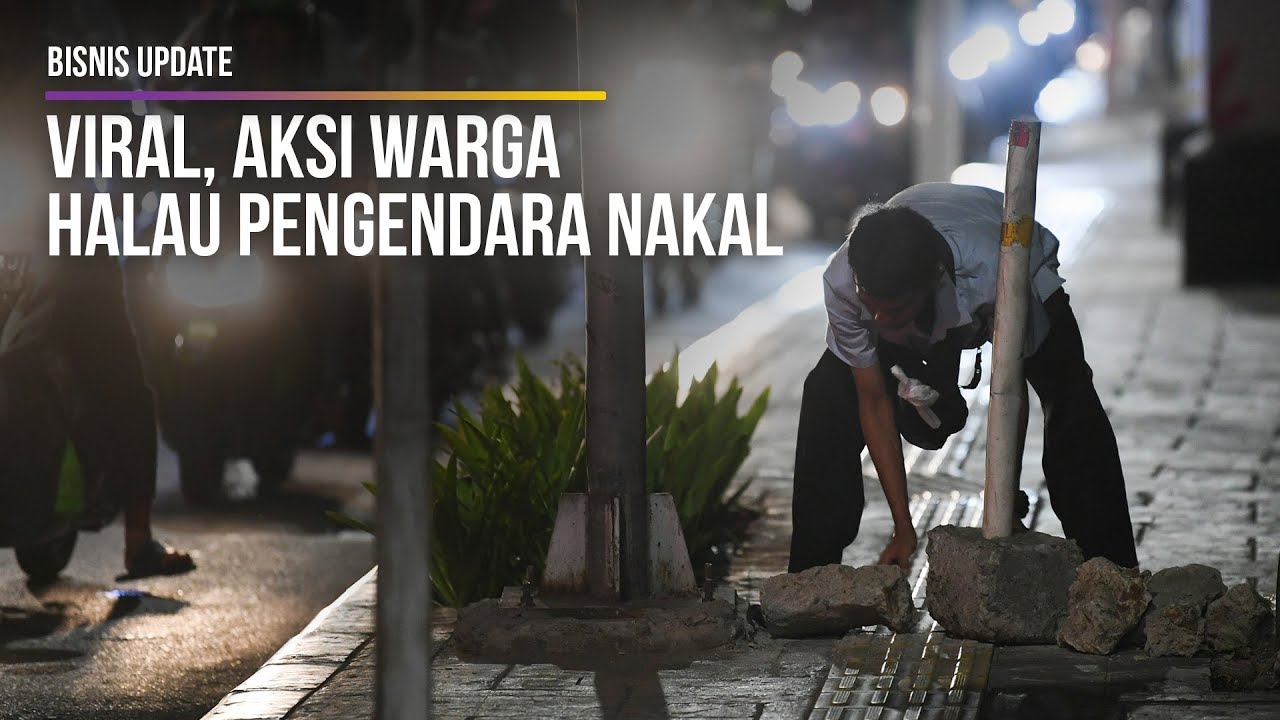  Viral, Aksi Warga Halau Pengendara Nakal