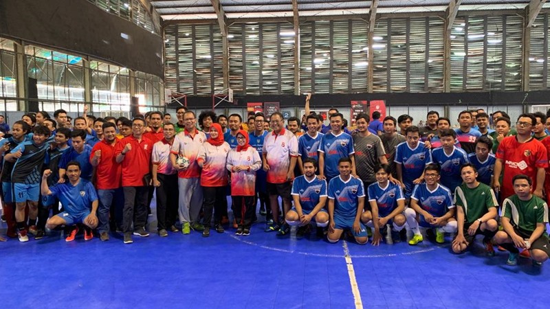  Ulang Tahun Ke-8, OJK Gelar Turnamen Futsal Antar Media dan Lembaga Keuangan