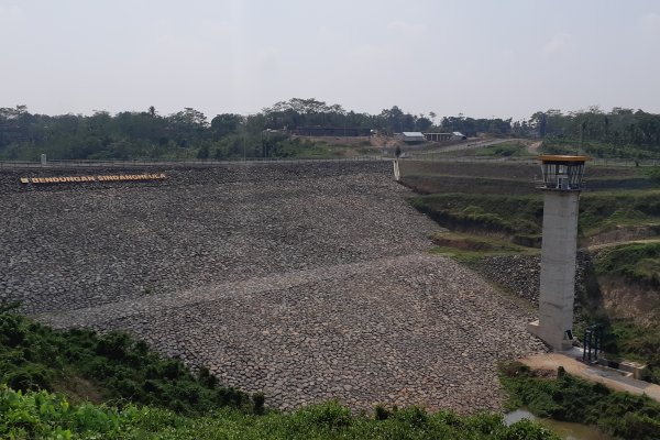  Pengisian Air Rampung, Bendungan Sindangheula Segera Diresmikan