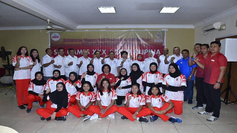  Sea Games 2019, Timnas Bola Voli Indonesia Siap 100 Persen