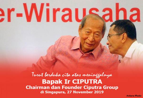  Kenang Ciputra, Dahlan Iskan Siapkan Tulisan untuk Kakek Guru