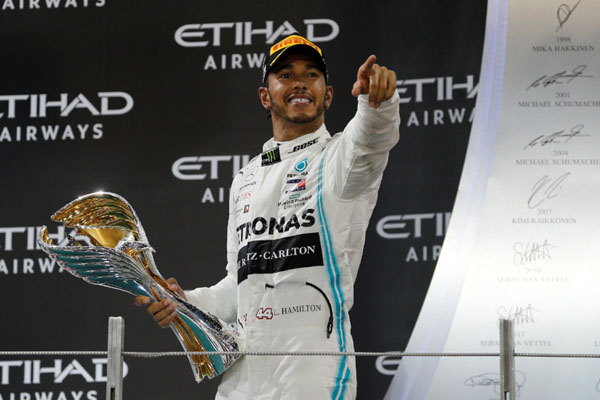  Lewis Hamilton Juara Seri Final GP Abu Dhabi