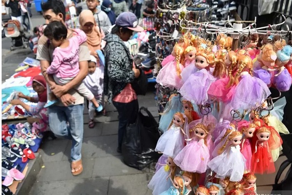  Ratusan PKL di Kota Bogor Ditertibkan