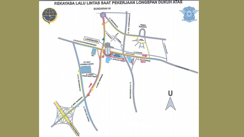  Ini Rute Rekayasa Lalu lintas di Kawasan Dukuh Atas