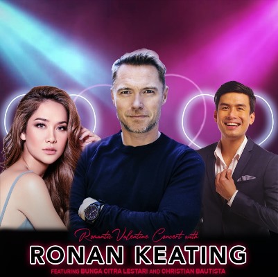  Valentine Tahun Depan, Ronan Keating Konser di Jakarta