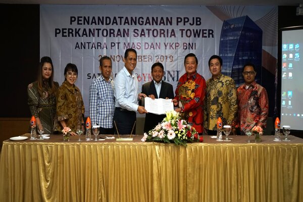  BNI Bakal Tempati Kantor Cabang di Gedung Satoria Tower Surabaya