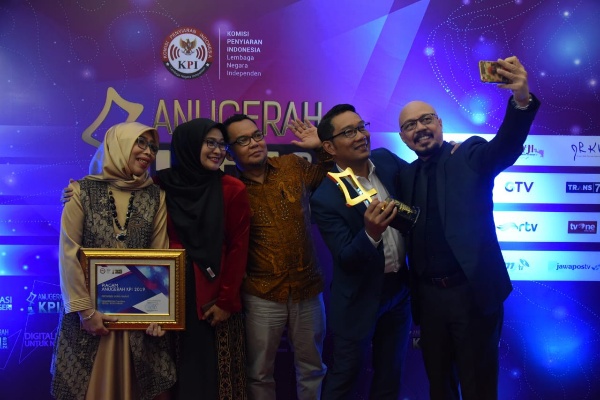  Jabar Raih Penghargaan Pemerintah Daerah Peduli Penyiaran di Anugerah KPI 2019