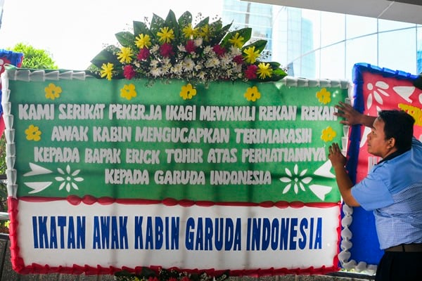  Ikatan Awak Kabin Garuda Mengadu ke Kementerian BUMN