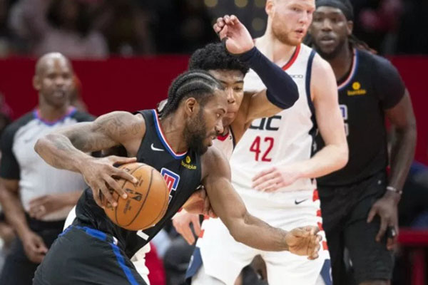  Hasil Basket NBA, Kawhi Leonard Pimpin Clippers Hajar Wizards