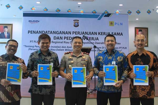  Amankan Instalasi dan Aset, PLN Riau Kepri Gandeng Polda