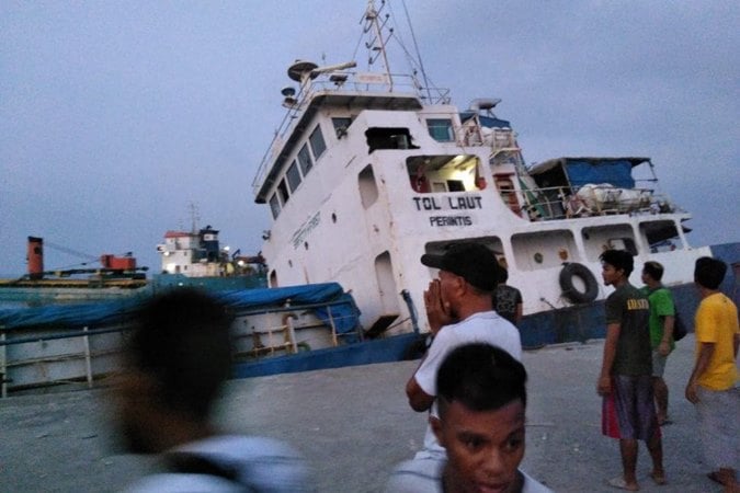  Kapal Tol Laut KM Shippo 16 Tenggelam di NTT