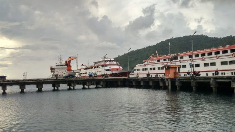 Pelabuhan Tahuna, Sulut./Antara-Guido Merung