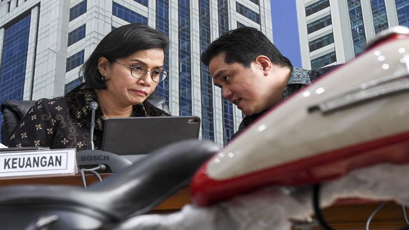  Erick Thohir Bantu Sri Mulyani Kembangkan Ekonomi Islam