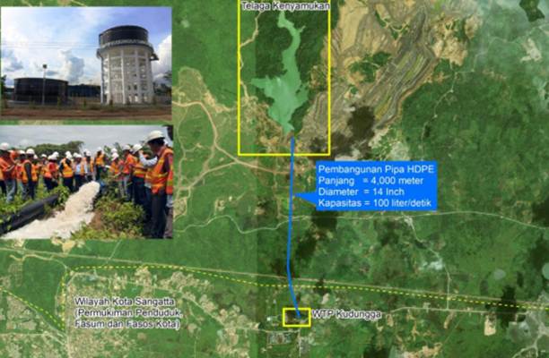  Murnikan Air Tambang, KPC Pasok Air Bersih untuk 8.000 KK di Kutai Timur