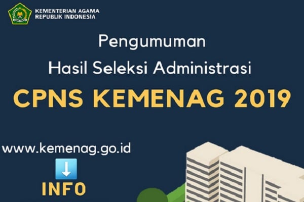  174.917 Peserta Lolos Seleksi Administrasi CPNS 2019 di Kementerian Agama, Berikut Daftarnya