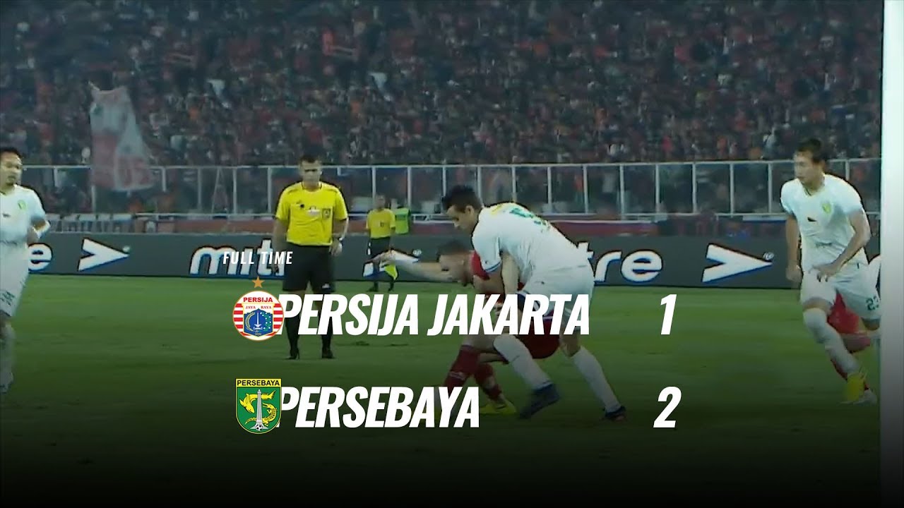  Persebaya Tekuk Persija 2-1, Panaskan Rebutan Runner Up. Ini Videonya