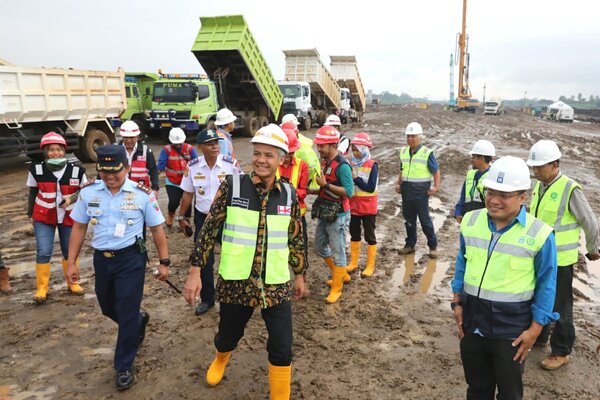  Pengerjaan Bandara Jenderal Besar Soedirman Purbalingga Baru 14 Persen