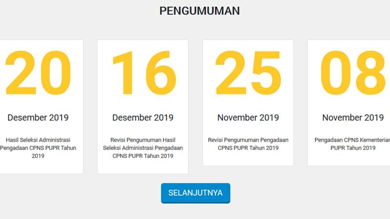  CPNS Kementerian PUPR 2019: 9.073 Pelamar Lolos Seleksi Administrasi. Ini Linknya